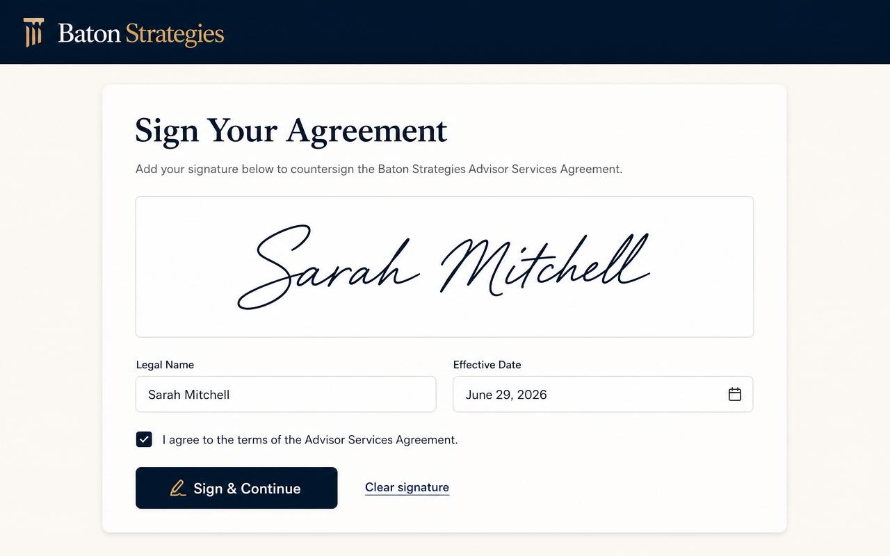 Sign digitally — no printing, no scanning